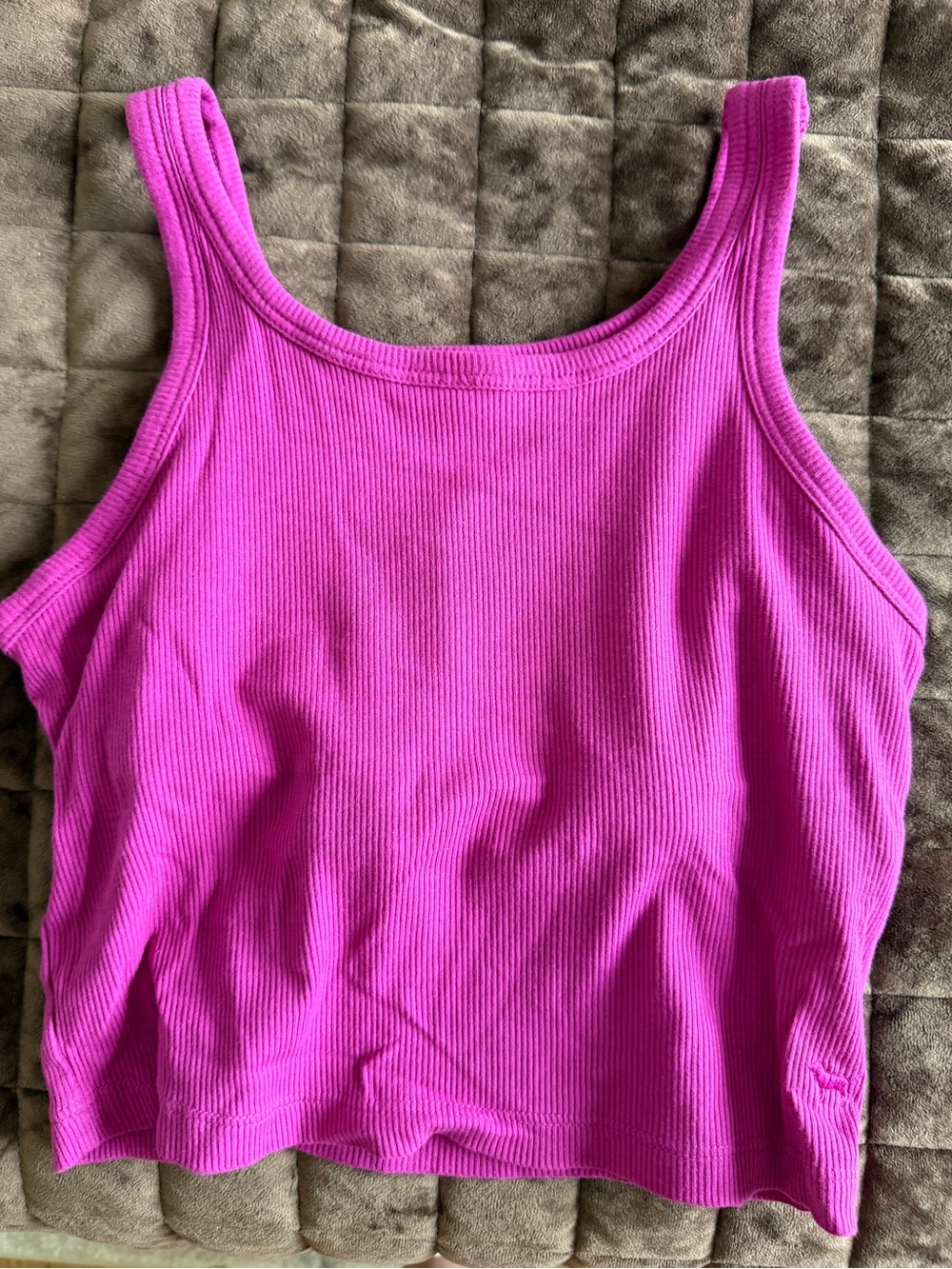 NWOT PINK Victoria's Secret Ribbed Crop Tank